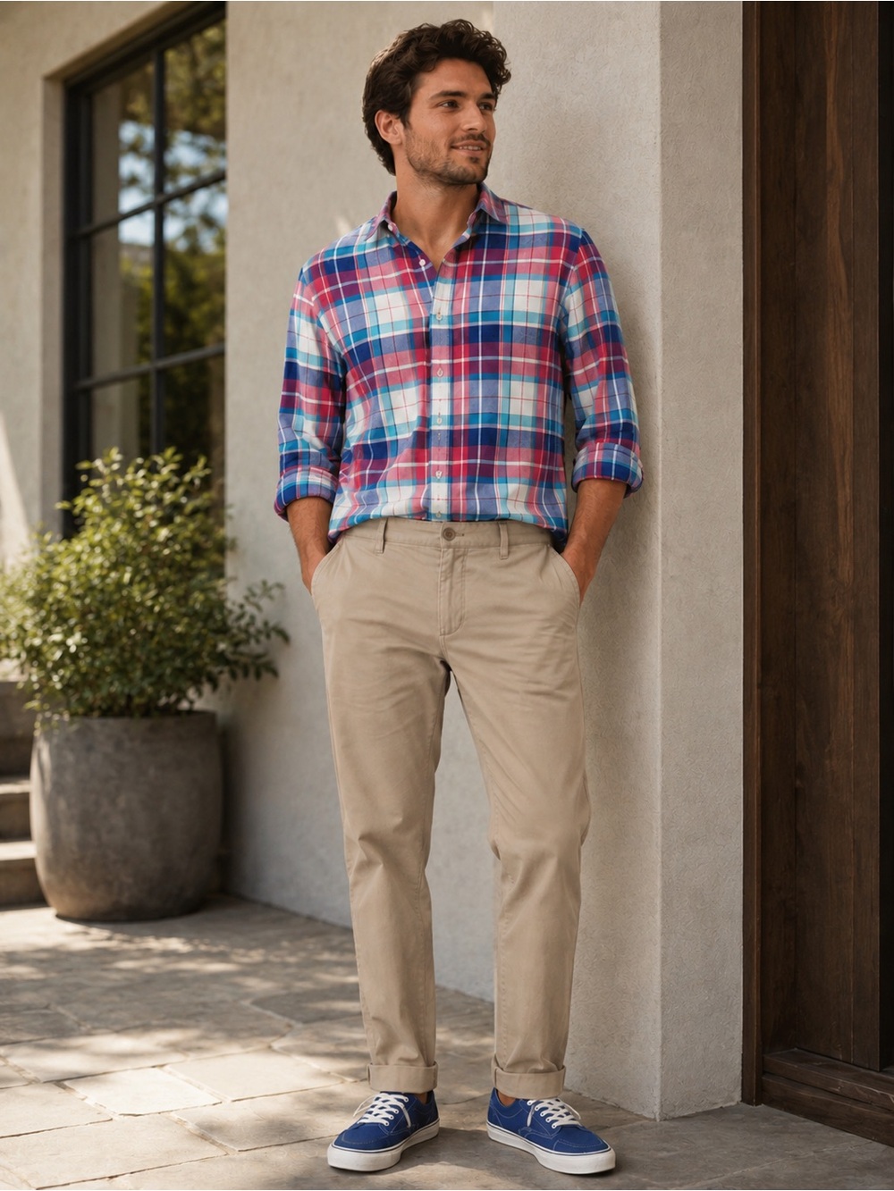 J.Crew 484 Slim Tapered-Fit Stretch Chino Pants Men’s 30x32 Khaki Tan